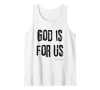 God is for Us Romans 8:31 Verse biblique Faith Débardeur