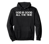 God is Good All The Time Jésus Retro Vintage Christian Bible Sweat à Capuche