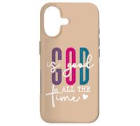God is Good All The Time Pink Christian Bible Verse Jesus Coque pour iPhone 17