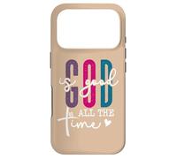 God is Good All The Time Pink Christian Bible Verse Jesus Coque pour iPhone 17 Pro