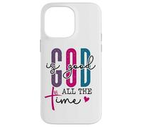 God is Good All The Time Sign Christian Sayings Bible Verse Coque pour iPhone 14 Pro Max