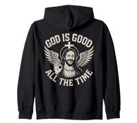 God is Good All The Time - Vintage Jésus Christian Faith Sweat à Capuche