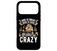 God is Great Beer is Good and People are Crazy Chemise Beer Coque pour iPhone 17 Pro Max