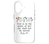 God is in The Midst of Her She Will Not Be Moved Psalm 46:5 Coque pour iPhone 17