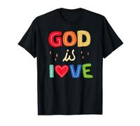 God is Love, Faith in God, Jésus Aime l'arc-en-Ciel T-Shirt