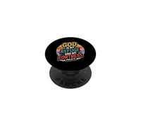 God is My Refuge and My Fortress PopSockets PopGrip Adhésif