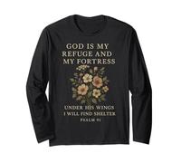 God is My Refuge and My Fortress Psaume 91 Under His Wings Manche Longue
