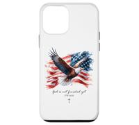God is Not Finished Yet - Vintage Watercolor Eagle 1776 Coque pour iPhone 12 Mini