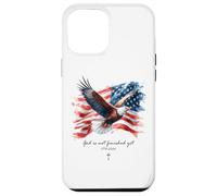 God is Not Finished Yet - Vintage Watercolor Eagle 1776 Coque pour iPhone 12 Pro Max
