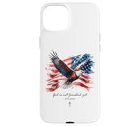 God is Not Finished Yet - Vintage Watercolor Eagle 1776 Coque pour iPhone 15 Plus