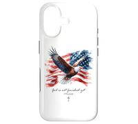 God is Not Finished Yet - Vintage Watercolor Eagle 1776 Coque pour iPhone 17