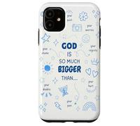 God Is So Much Bigger Than - Nœud coquette chrétien Jésus Coque pour iPhone 11