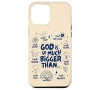 God Is So Much Bigger Than - Nœud coquette chrétien Jésus Coque pour iPhone 12 Pro Max
