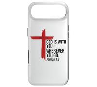 God is with You Wherever You Go Bible Verse Joshua 1:9 Jesus Coque pour iPhone Air