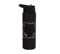 God Is Within Her She Will Not Fall 46 5 Verse de la Bible Femmes Stainless Steel Insulated Water Bottle