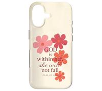 God is Within Her She Will Not Fall Bible Verse Psalm 46:5 Coque pour iPhone 17