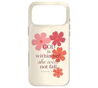 God is Within Her She Will Not Fall Bible Verse Psalm 46:5 Coque pour iPhone 17 Pro Max