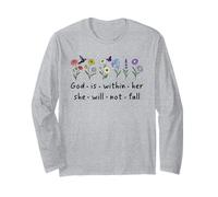 God is Within Her She Will Not Fall Christian Butterfly 46:5 Manche Longue