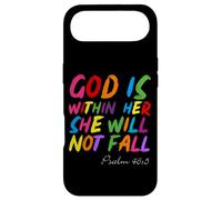 God is Within Her She Will Not Fall Shirt Coque pour iPhone Air