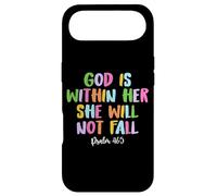 God is Within Her She Will Not Fall Shirt Coque pour iPhone Air