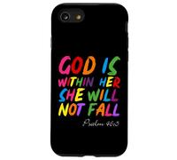 God is Within Her She Will Not Fall Shirt Coque pour iPhone SE (2020) / 7/8