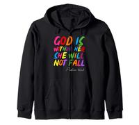 God is Within Her She Will Not Fall Shirt Sweat à Capuche