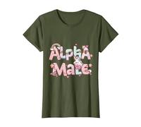 God Kanji (Back Print) Kami T-Shirt, Femme, Olive, S