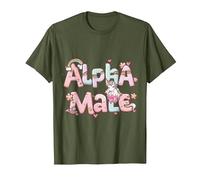 God Kanji (Back Print) Kami T-Shirt, Homme, Olive, XXL