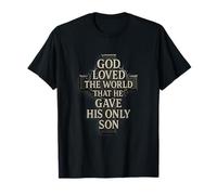 « God Loved The World... » Jésus, Croix, Religion T-Shirt
