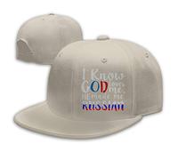 God Loves Me He Made Me Russian Flag Men Women Fashion Adjustable Baseball Cap Snapback Plain Cap