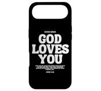 God Loves You (Jean 3:16) Verse de la Bible (à l'arrière) Christian Coque pour iPhone Air