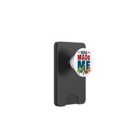 God Made Me - Christian Faith Kids Dinosaur Creation PopSockets PopWallet pour MagSafe