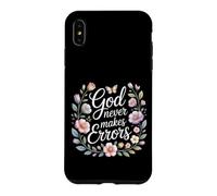 God Never Makes Errors Croyant à la louange Divine Coque pour iPhone XS Max