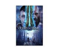 God of War Kratos And Atreus Classics Poster d'art décoratif sur toile pour salon, chambre à coucher, art mural, impression photo, moderne, décoration de chambre familiale, 40 x 60 cm