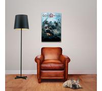 God of War - Poster - PlayStation + 2 St Posterleisten Alu 63 cm