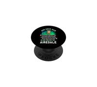 God Once Said Airedale Terrier Dog Lover Funny Puppy PopSockets PopGrip Adhésif