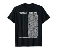 God Plan Your Plan Proverbs 16 9 Humour de Foi chrétienne T-Shirt