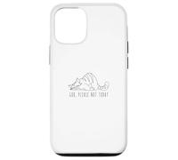 God Please Not to Today Sleeping Cat Nope Not Today Coque pour iPhone 12/12 Pro