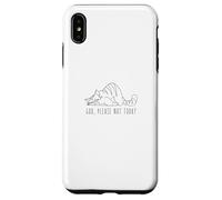 God Please Not to Today Sleeping Cat Nope Not Today Coque pour iPhone XS Max