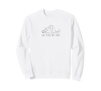 God Please Not to Today Sleeping Cat Nope Not Today Sweatshirt
