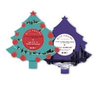 "God Rest Ye Merry Gentlemen"/"Little Drummer Boy" Christmas Tree shaped record Black Friday RSD 2016