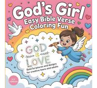 God’s Girl: Easy Bible Verse Coloring Fun | Bold Scriptures and Cute Designs for Creative Teens and Adults: Sunday School Gifts for Girls and Women featuring Psalm, Proverbs, Luke, Matthew etc