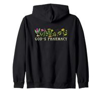 God’s Pharmacy Healing Herbs Row Gardening Meme Sweat à Capuche