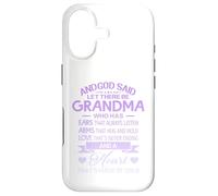 God Said Let There Be Grandma A Heart That's Made of Gold Coque pour iPhone 17