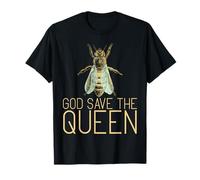 God Save The Queen Cute Bees Lover Beekeeping Honey Bee T-Shirt