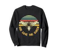 God Save The Queen Save The Bees Vintage Sweatshirt