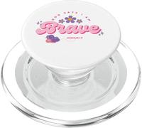 God Say's I Am Brave, Femmes, Jeunes et Filles PopSockets PopGrip pour MagSafe