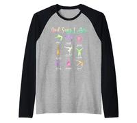 God Says I Am Cartwheel Gymnastique Chrétiennes Filles Religieuses Manche Raglan