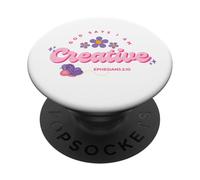 God Say's I Am Creative, Femmes, Jeunes et Filles PopSockets PopGrip Adhésif