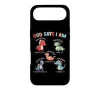God Says I Am Dinosaur Bible Verses Coque pour iPhone Air